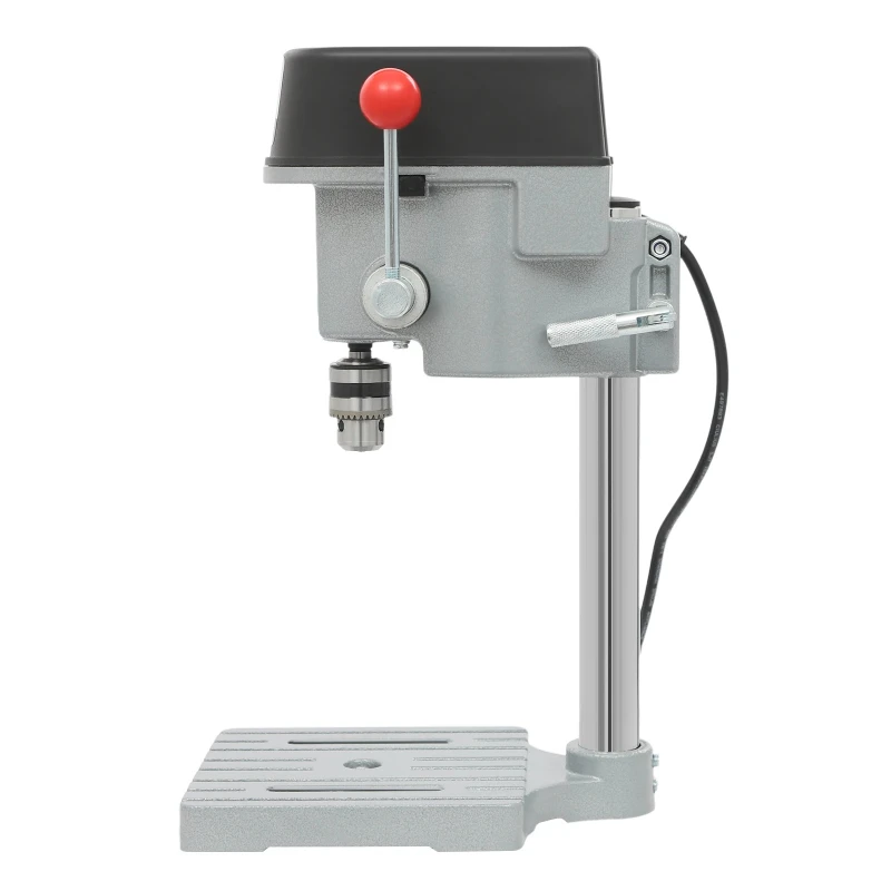 340W Mini Benchtop Drill Press, 3 Speed Adjustable, for Drilling Iron, Wood, Plastic, Shell, Crystal, Aluminum, Resin