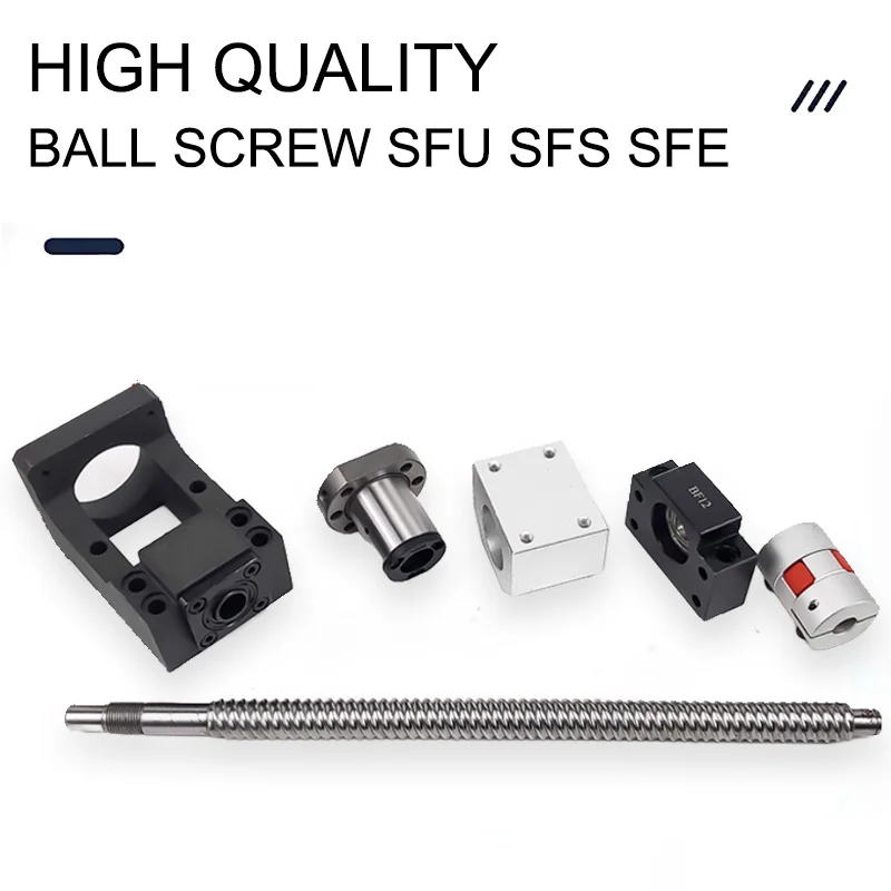 

‌High Precision SFU2004-2010/SFS2020 Ball Screw with Nut & Bearing Seat Set for Stepper/Servo Motor, CNC Machine & Robotics