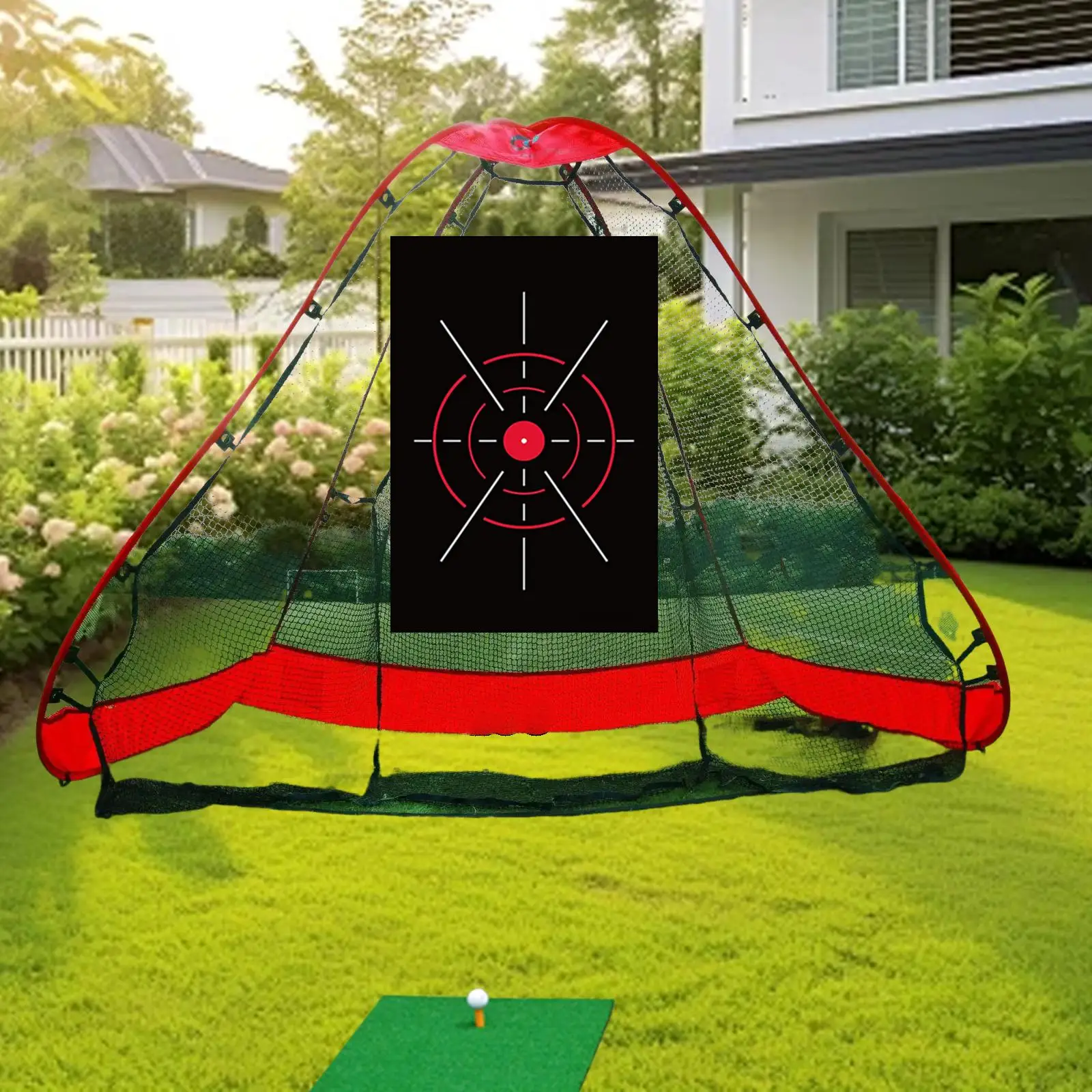 

Golf Target Cloth, Hitting Net, Training Aid Swing Driving Range Golf Hitting Cage for Golfing Outdoor Yard Hitting Practice