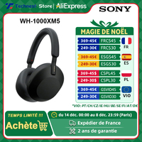 Sony WH-1000XM5 wireless bluetooth headphones bluetooth 5.2 AI Noise Cancellation