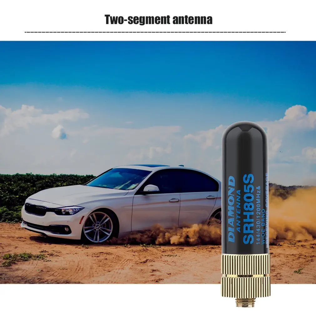 

SRH805S 2.15dBi SMA-F Female Antennas Dual band VHF/UHF 144/430/MHz Antenna for B-a-of-e-n-g GT-3 UV-5R Radio Dropshipping