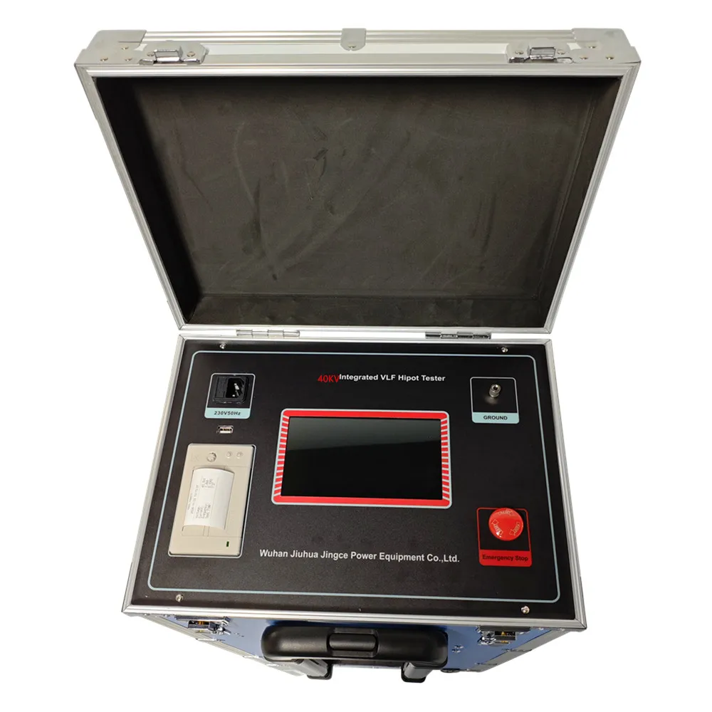 40kV AC Cable Tester Machine Integrated Ultra Low Frequency Vlf High Voltage Generator  VLF Hipot Test Set