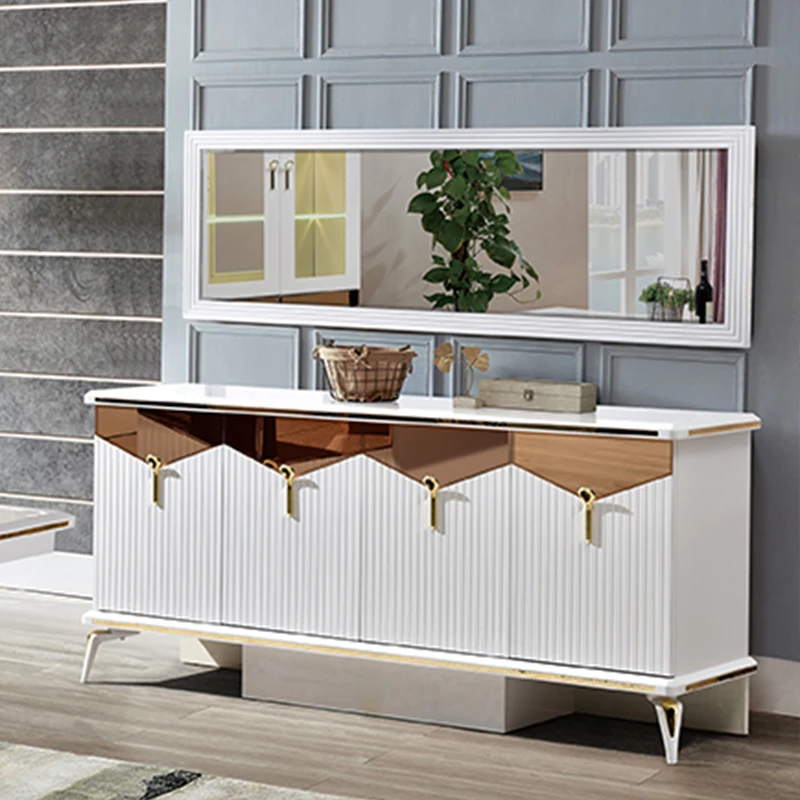 &Latest Design Modern Tv Rack Cabinet Living Room Furniture Coffee Table Set Wood Decoration Family Long Tv Stand