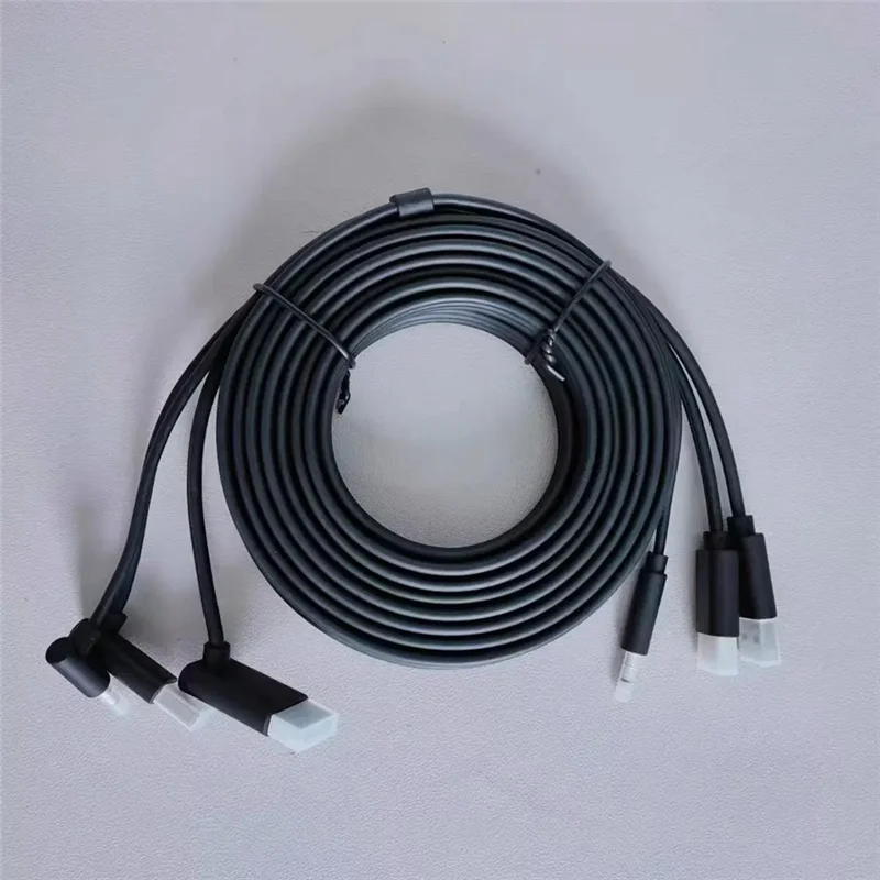 1 PCS Replacement Cable -Compitable 5M, USB, Power VR Games Accessories Black Plastic For HTC Vive 3-In-1-A25R