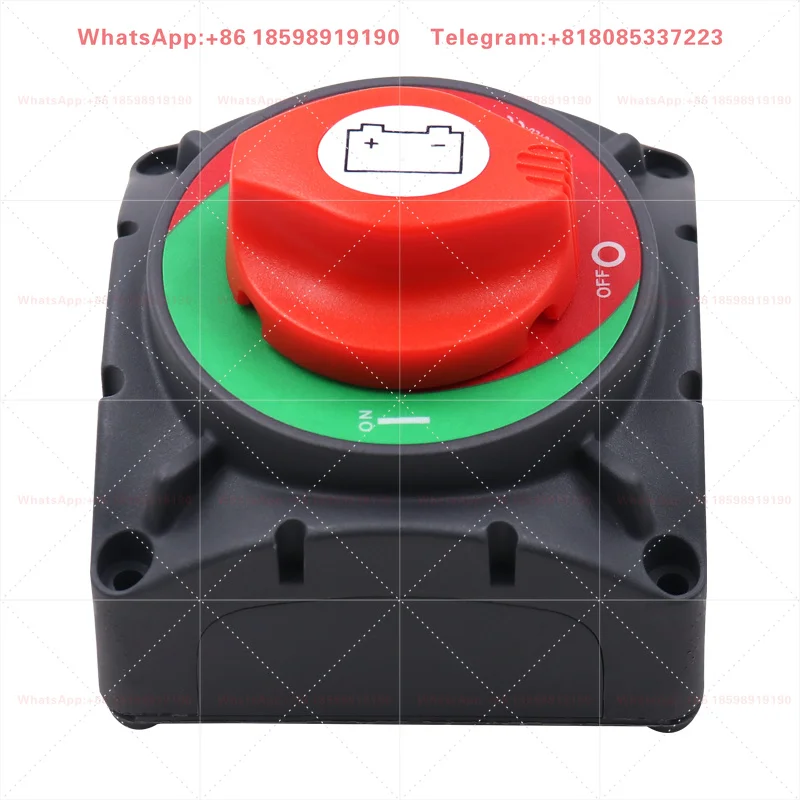 1 piece suitable for RV yacht battery high current switch 12V24V battery main power supply power-off knob