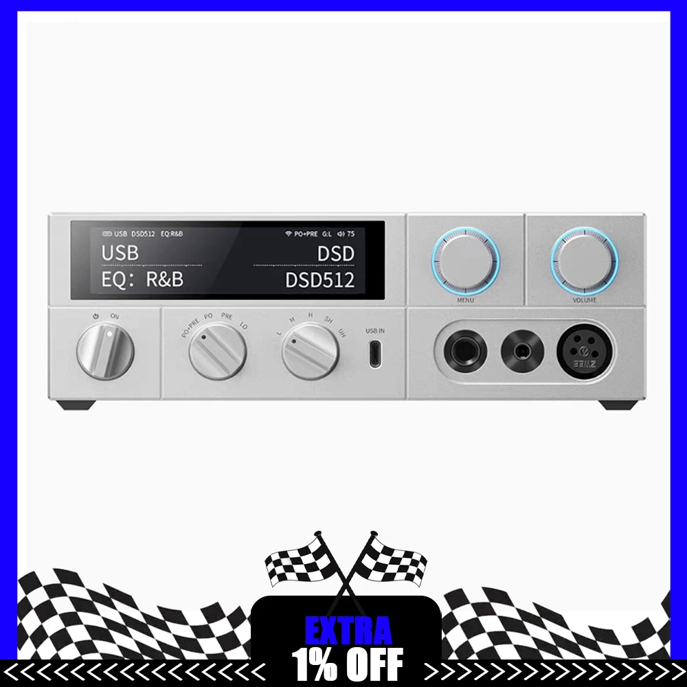 FiiO K15 سطح المكتب HiFi DAC مضخم ضوت سماعات الأذن AK4493S * 2، XMOS XU316 PCM768k هرتز DSD512 6 USB/بصري/محوري/RCA مدخلات Wifi BT