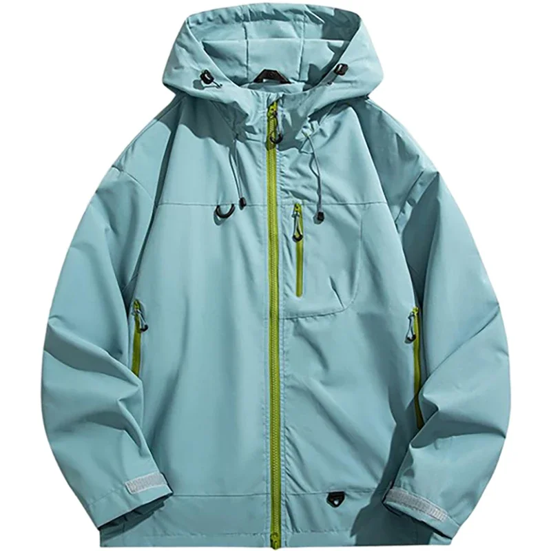 Men's Outdoor Jacket Waterproof Windbreaker Sports Climbing Trekking Multiple Pockets Skiing Softshell Zipper Hooded Jackets 135 S2609db9447e24f909d145956895955cd4