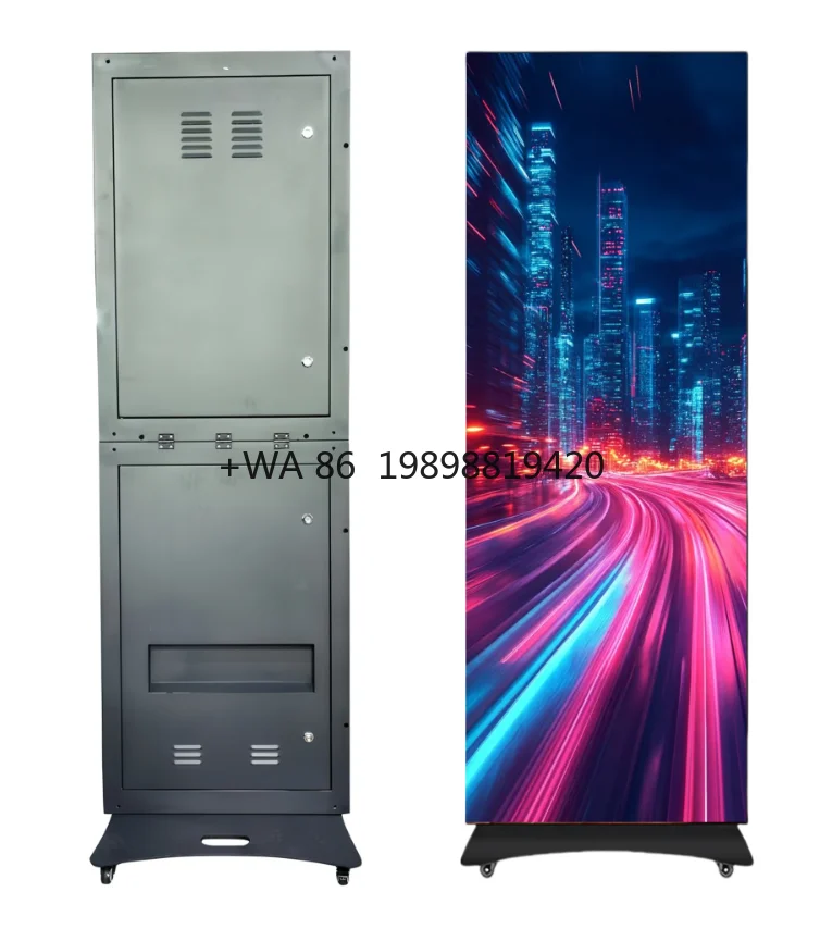 USB LED نافذة لافتات فيديو جدار مجلس داخلي لافتات رقمية قابلة للطي LED ملصق عرض الشاشة واي فاي 4G