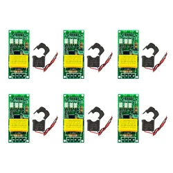 HOT SALE 6X 100A PZEM 004T Version Wattmeter+Open CT Kwh Meter Volt Amp Current Test Module For Arduino TTL COM2/COM3/COM4