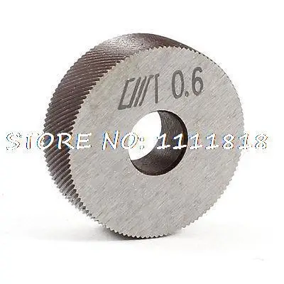 

1pair 26mm x 8mm x 8mm Diagonal Coarse 0.6mm Pitch Linear Knurl Wheel Knurling Tool
