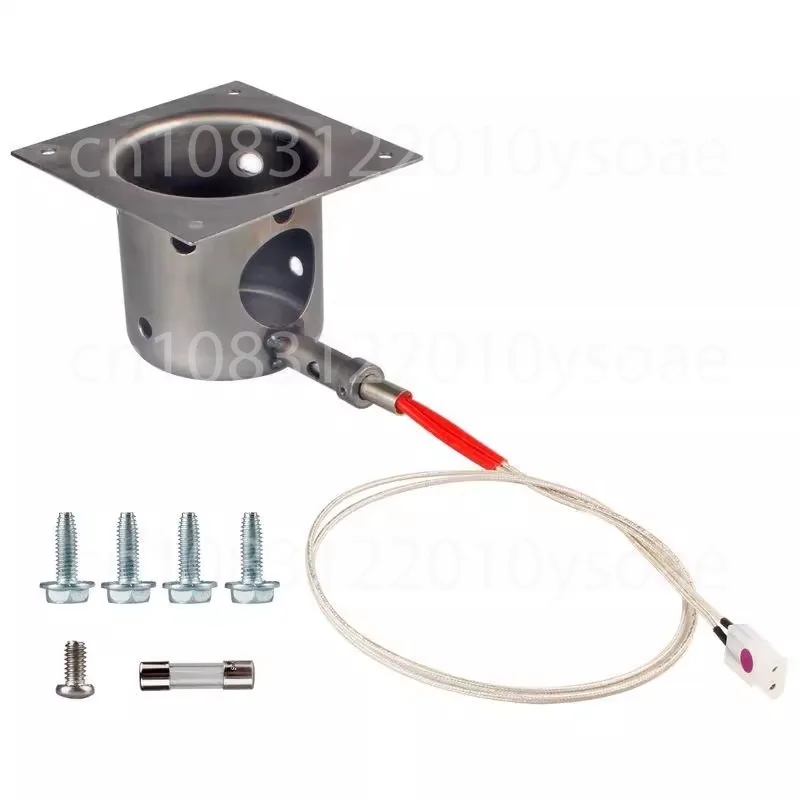 BBQ Granular Oven Oven Spare Parts Iron Burning Box Cupping Tank 127 * 127mm Stretch