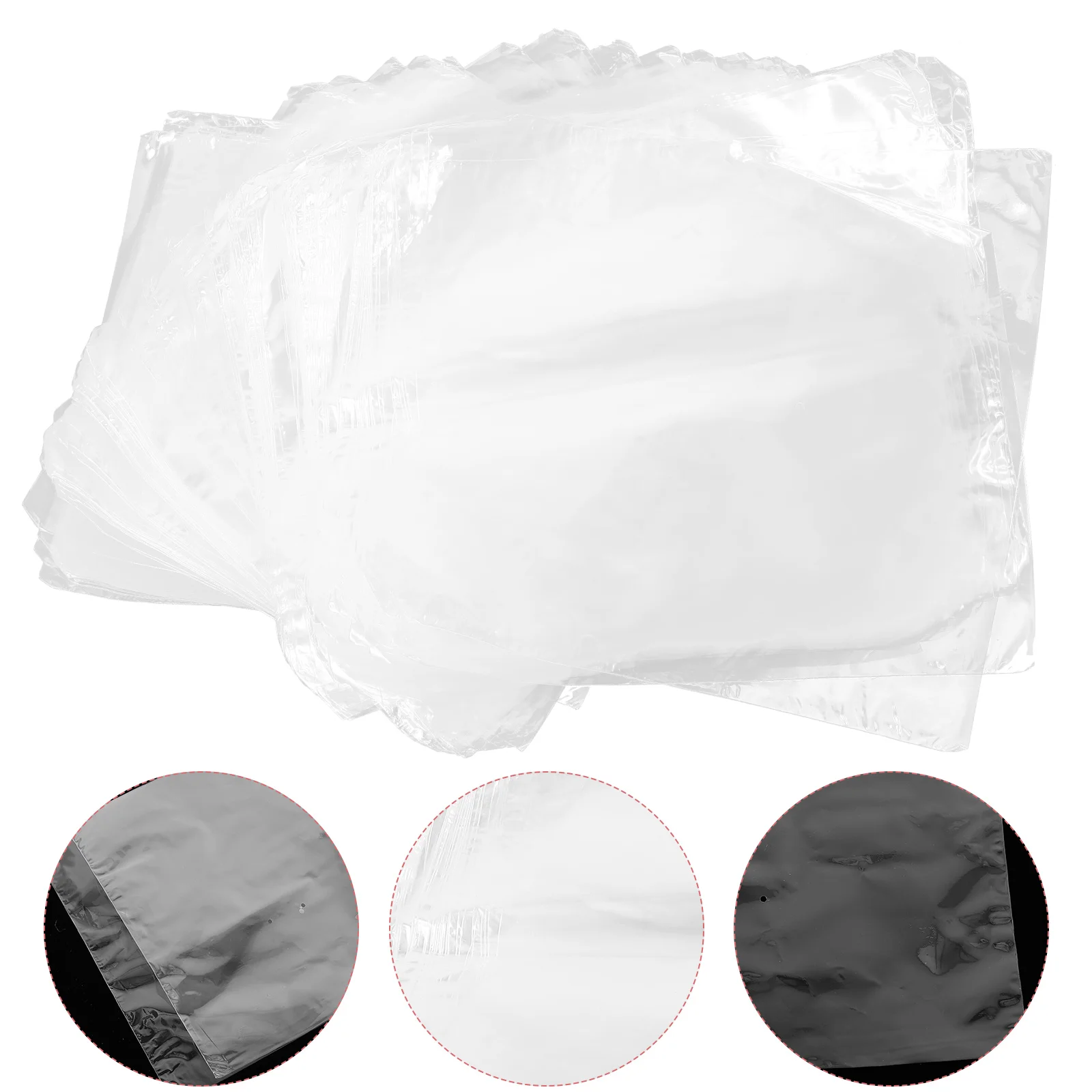 Shrink Bags 6x6 Small Hand Heat Wrap for Soap Sealants Bath Duct Compound