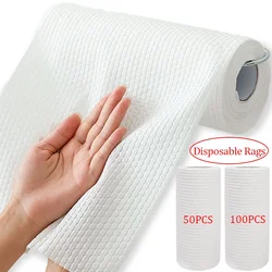 Disposable Lazy Rags Thickened Non-woven Dishcloths Kitchen Roller Cleaning Dishes Cloth Super Absorbent Towels Cleaner Wipes