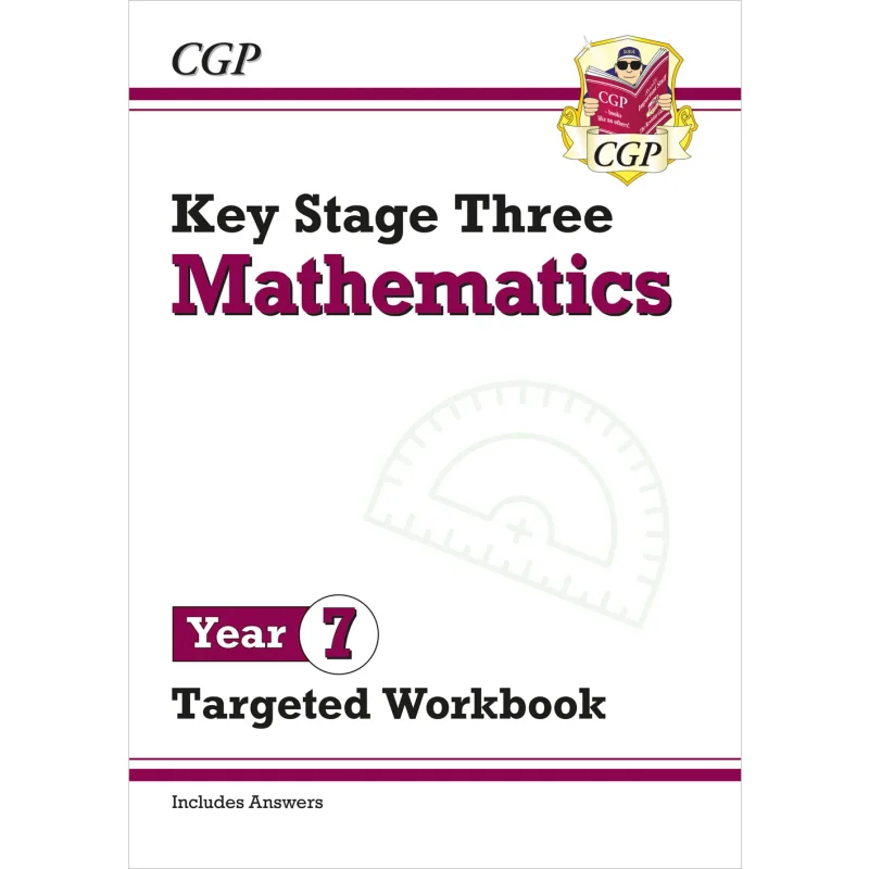 KS3 الرياضيات السنة 7 المصنف المستهدف مع الإجابات CGP كتب التنسيق منشورات المجموعة 9781789083163 كتاب