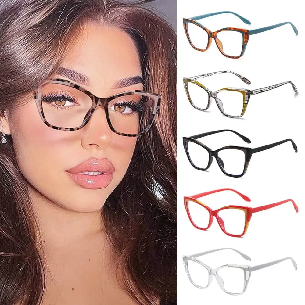 Gafas fotocromáticas de ojo de gato para hombre y mujer, lentes de sol fotocromáticas con luz azul, cuadradas, poligonales, de lujo, transparentes, que cambian de color