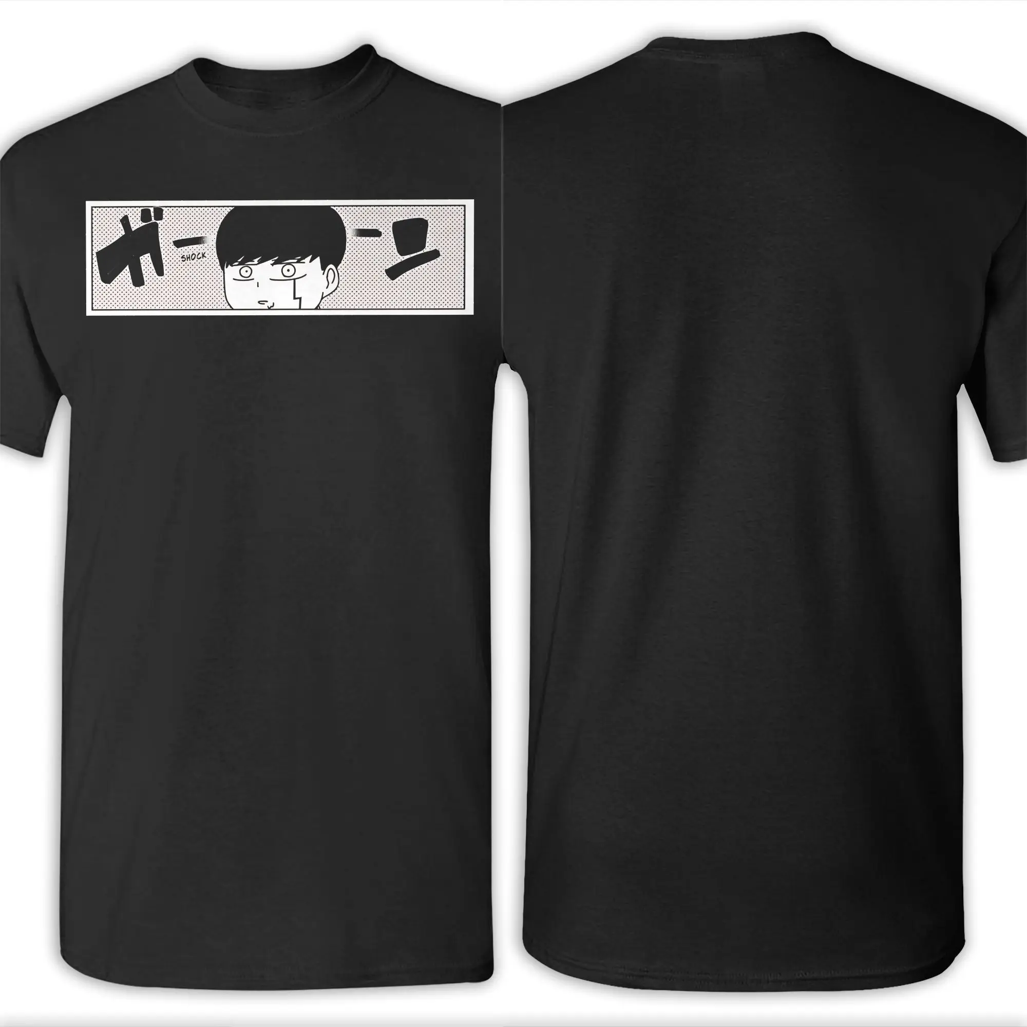 Shock Classic Mashle Funny 100% Cotton T-Shirt Tees Tops For Men view 5