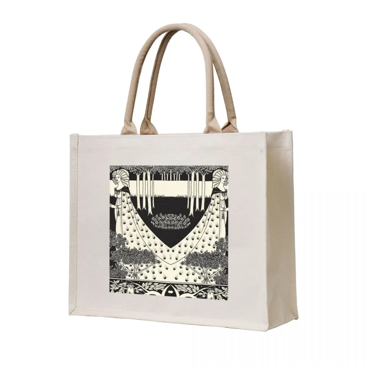 

Art Nouveau Aubrey Beardsley Salome Tote Bag tote bag woman Woman shopper bag supermarket folding