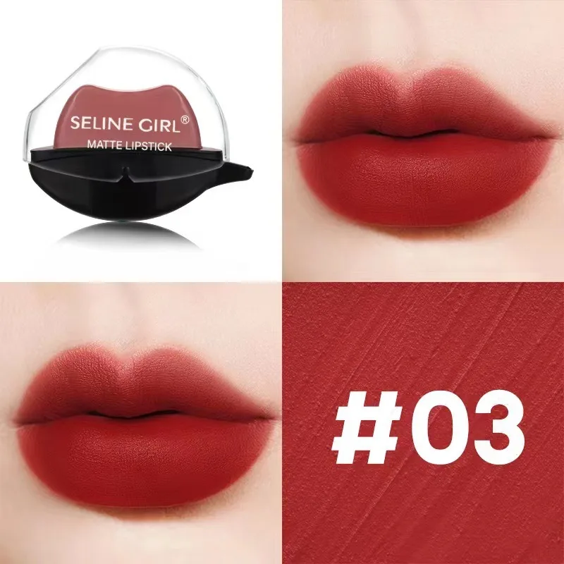 9.8g Lazy People Lipstick Lip Shape Pursing Become Makeup Matte Finish Lasting Moisture Waterproof Lipstick