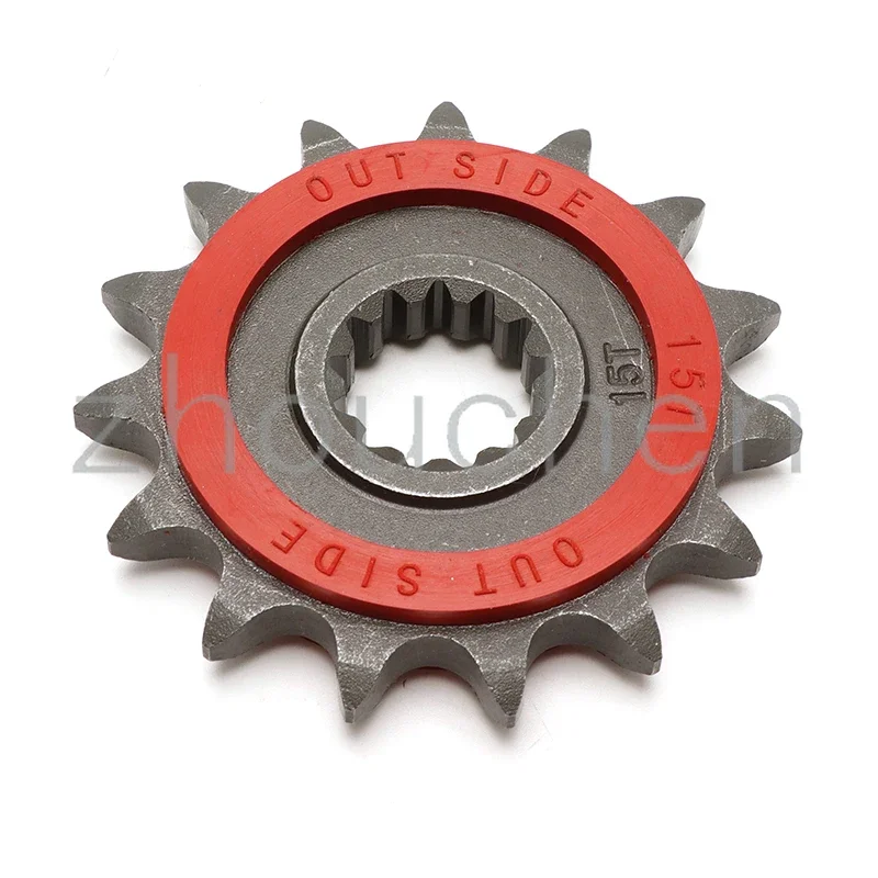 

Motorcycle Sprocket Small 15 Pinion Gear for Benali TRK 502 502C BJ300 TNT300 BN302 BJ500 BJ600 TNT600 Mini Moto Dirt Pit Parts