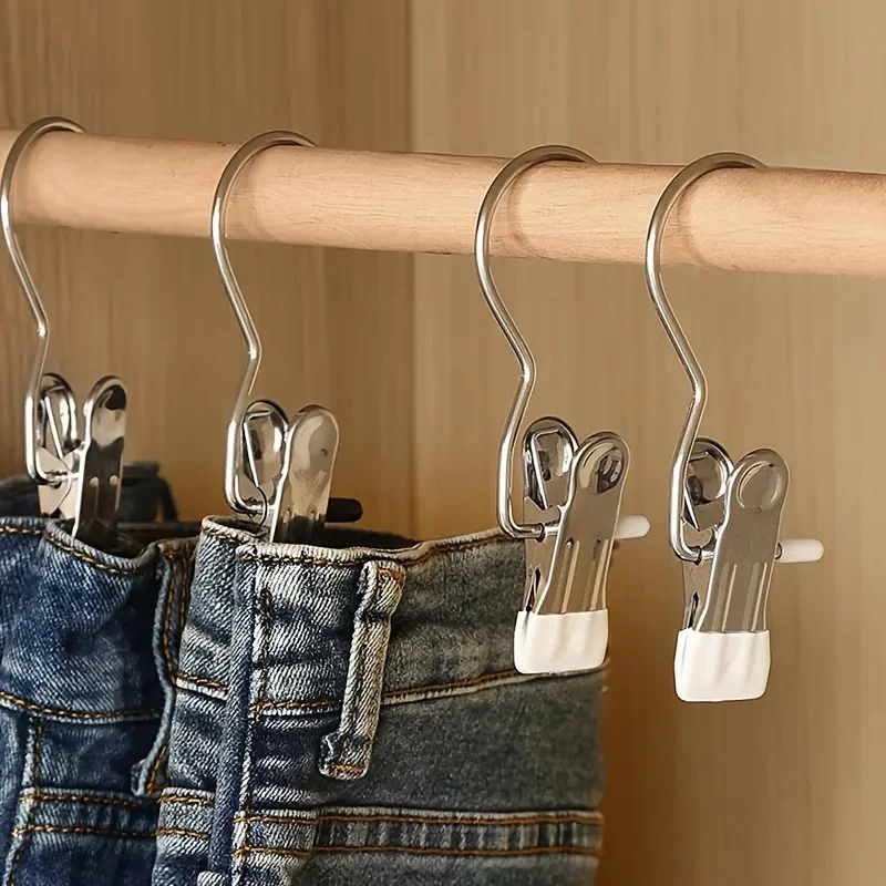 12 gab. nerūsējošā tērauda veļas knaģi ar āķi - usage example