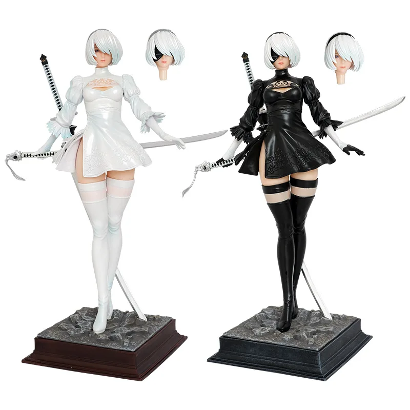 27cm Nier Automata 2B figurka gra Yorha figurki Anime Nierautomata figurka GK statua Model ozdoby peryferyjny prezent