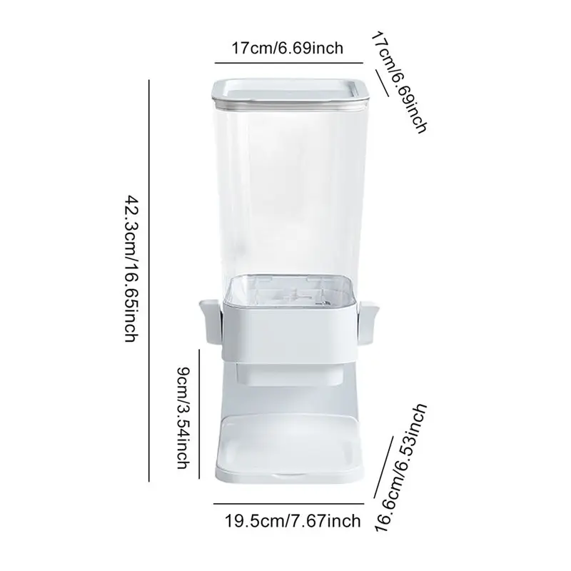 B52C 2PCS Countertop Dispenser Indispensable Countertop Container Countertop Container For Candy Dispenser