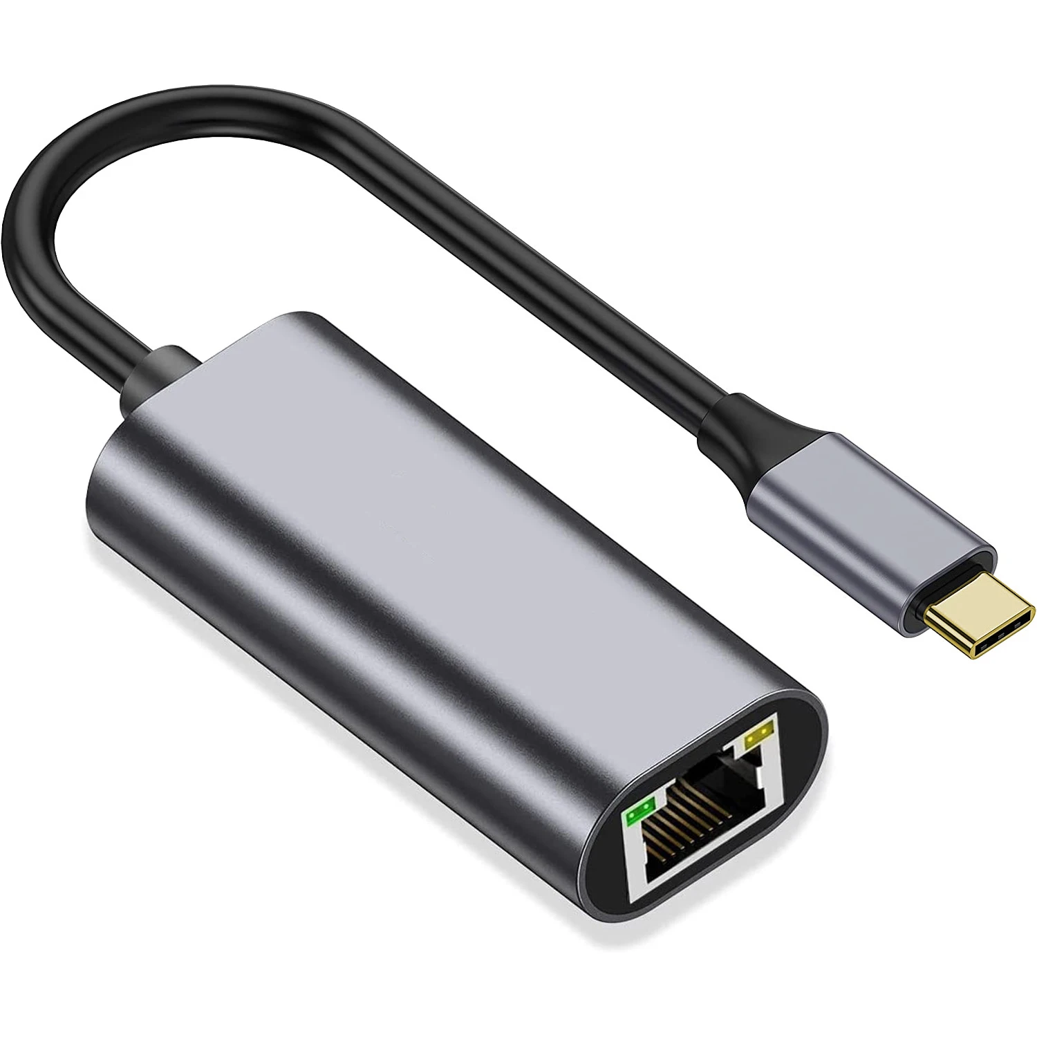 Адаптер Ethernet с USB C на Gigabit, сетевой адаптер 1000M RJ45 LAN, совместимый с MacBook Pro (Thunderbolt 3),2018 iPad Pro/Mac Air