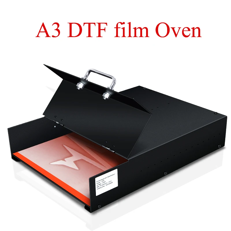 SIHAO A3 DTF Film Dryer Temperature Control Hot Melt Powder Curing Oven for T-Shirt Heat Transfer Printing