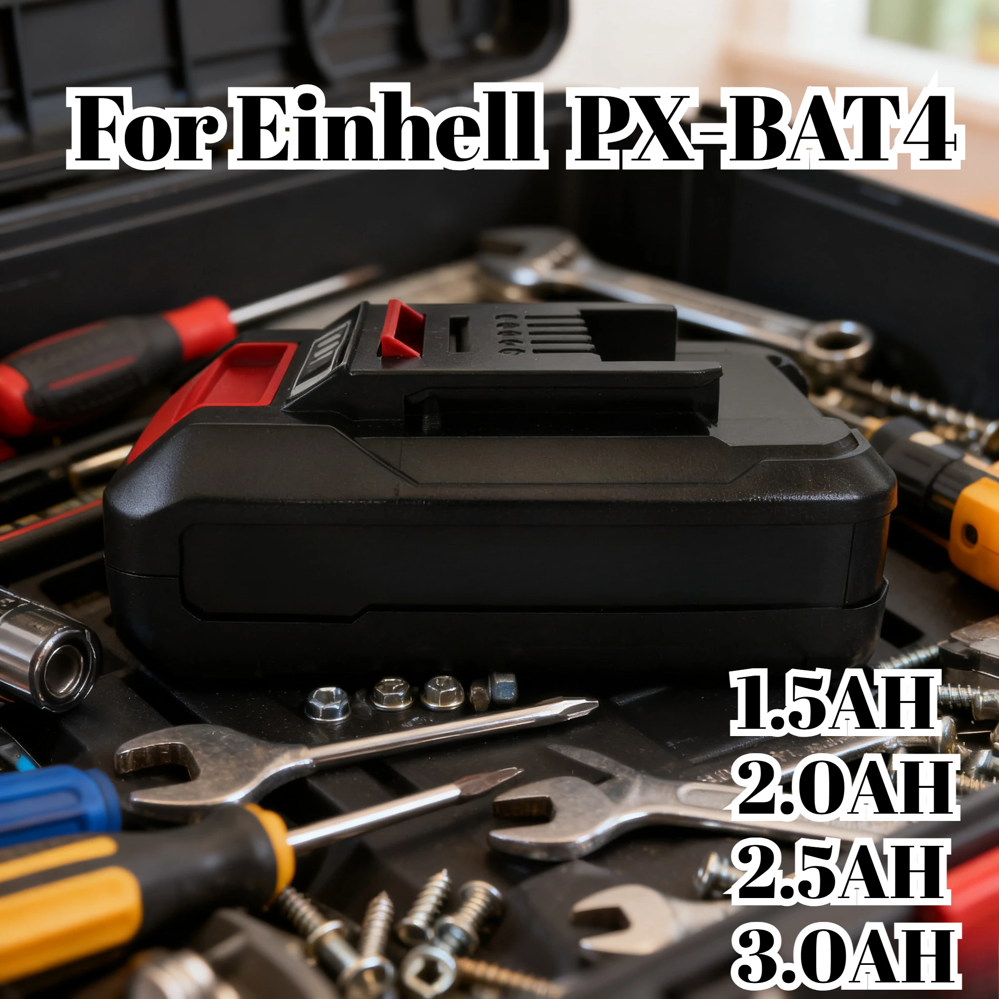 

For Einhell PX-BAT4 Battery 18V 3000mAh High Capacity Lithium Ion Replacement for Power X-Change Tools