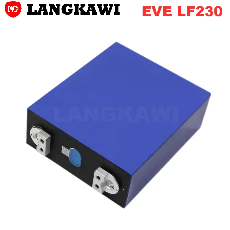 EVE 3.2V 230Ah LF230K LiFePO4 LFP Rechargeable Battery Cells Big Capacity with M6 Threaded Hole for Electrical Vehicle EVbus