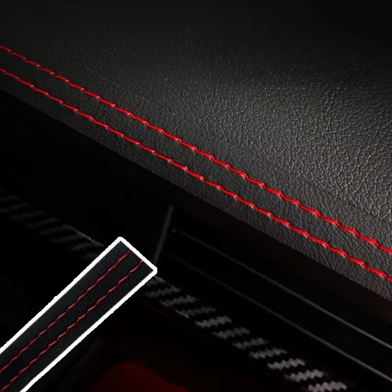 2/5m Leather Car Style Universal DIY Flexible Interior Moulding Trim Strips Car Accessori Decor Braid Strip Dashboard Sticker