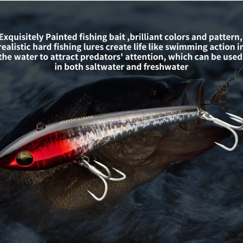 لعبة كبيرة 73 جرام من Nuovo Matita Affondamento VIB Esche Da Pesca in Mare Wobblers Per GT Tonno Acqua Salata Bastone Esca Artificiale #6