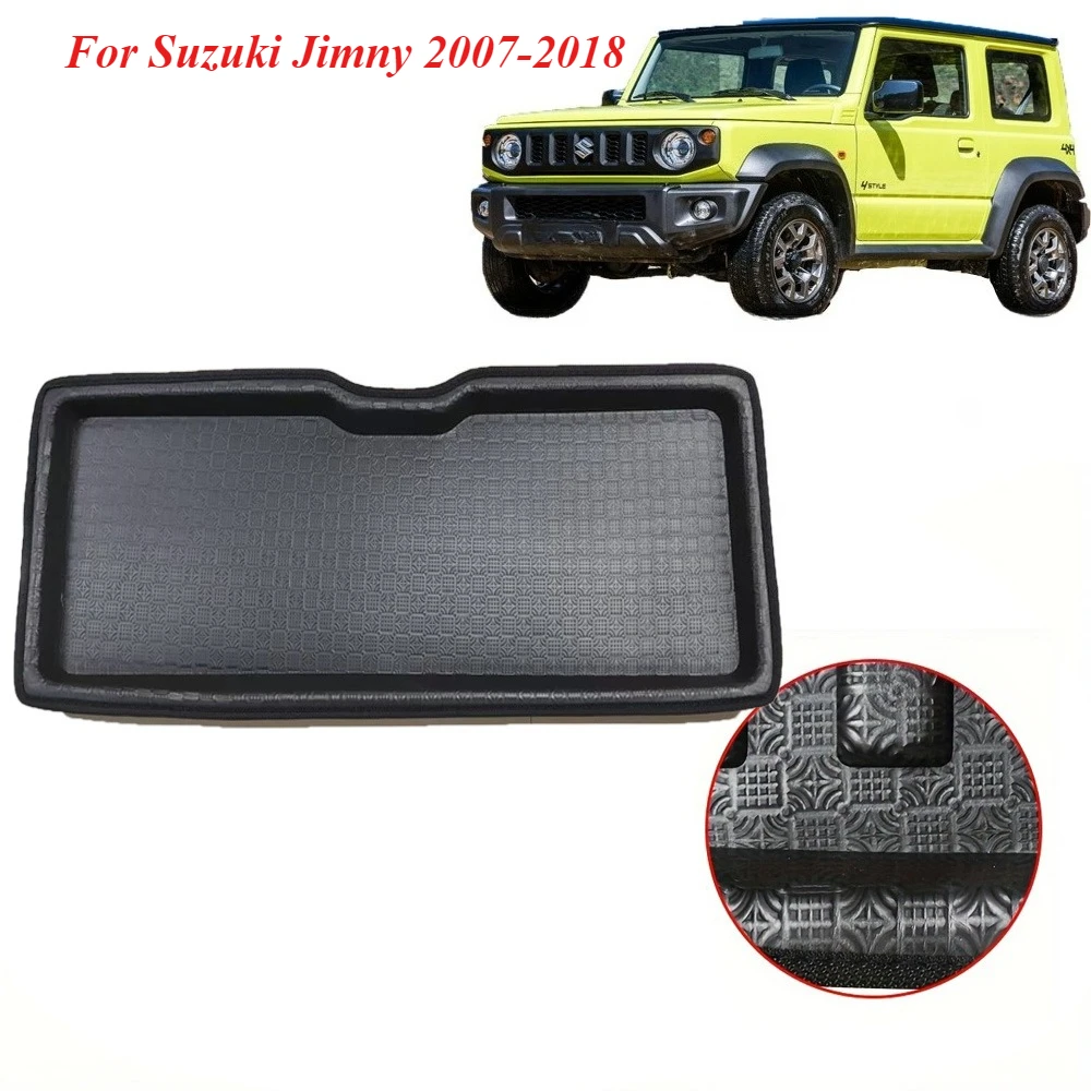 Car Trunk Mats For Suzuki Jimny 2007-2018 Cargo Boot Liner Tray Pads Protective Carpet Accessories