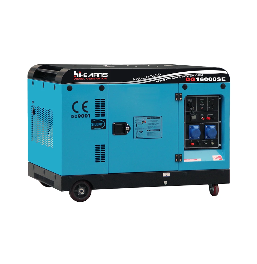 15KVA 12KW Silent die·sel Generator Air Cooled  Engine Power Genset