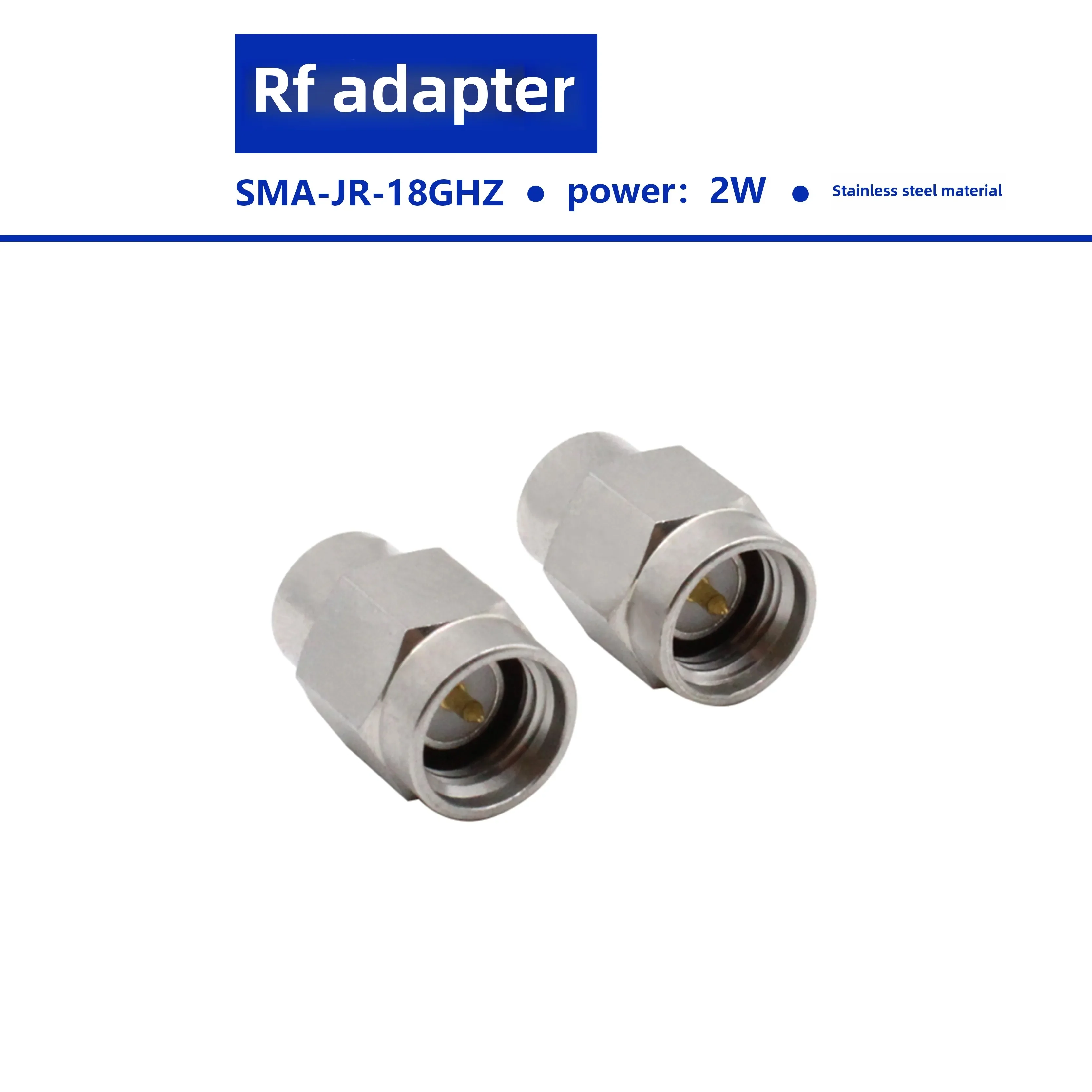 

SMA coaxial load end point 50 ohms stainless steel load SMA test load 18GHZ high frequency low standing wave 2W