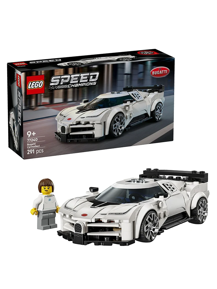 

Lego Super Racing Series 77240 Bugatti Centodieci Супер спортивный автомобиль, строительный блок, игрушка