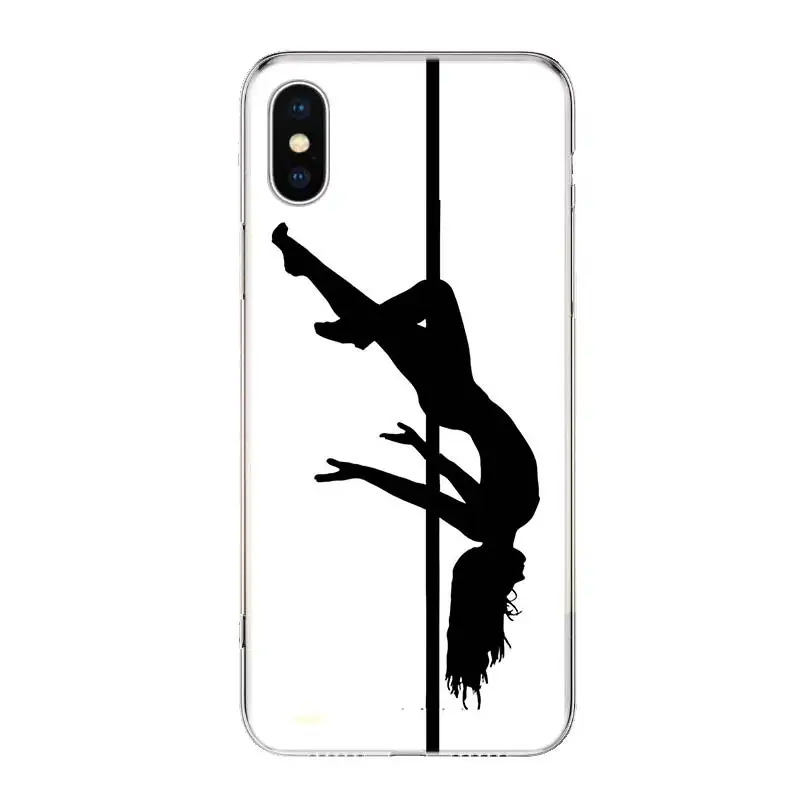 Pole Dancer Girl Silhouettes Phone Case Cover For iPhone 11 12 13 14 15 16 Pro Max Apple X XS XR 7 Plus 8 + Art Customized Funda