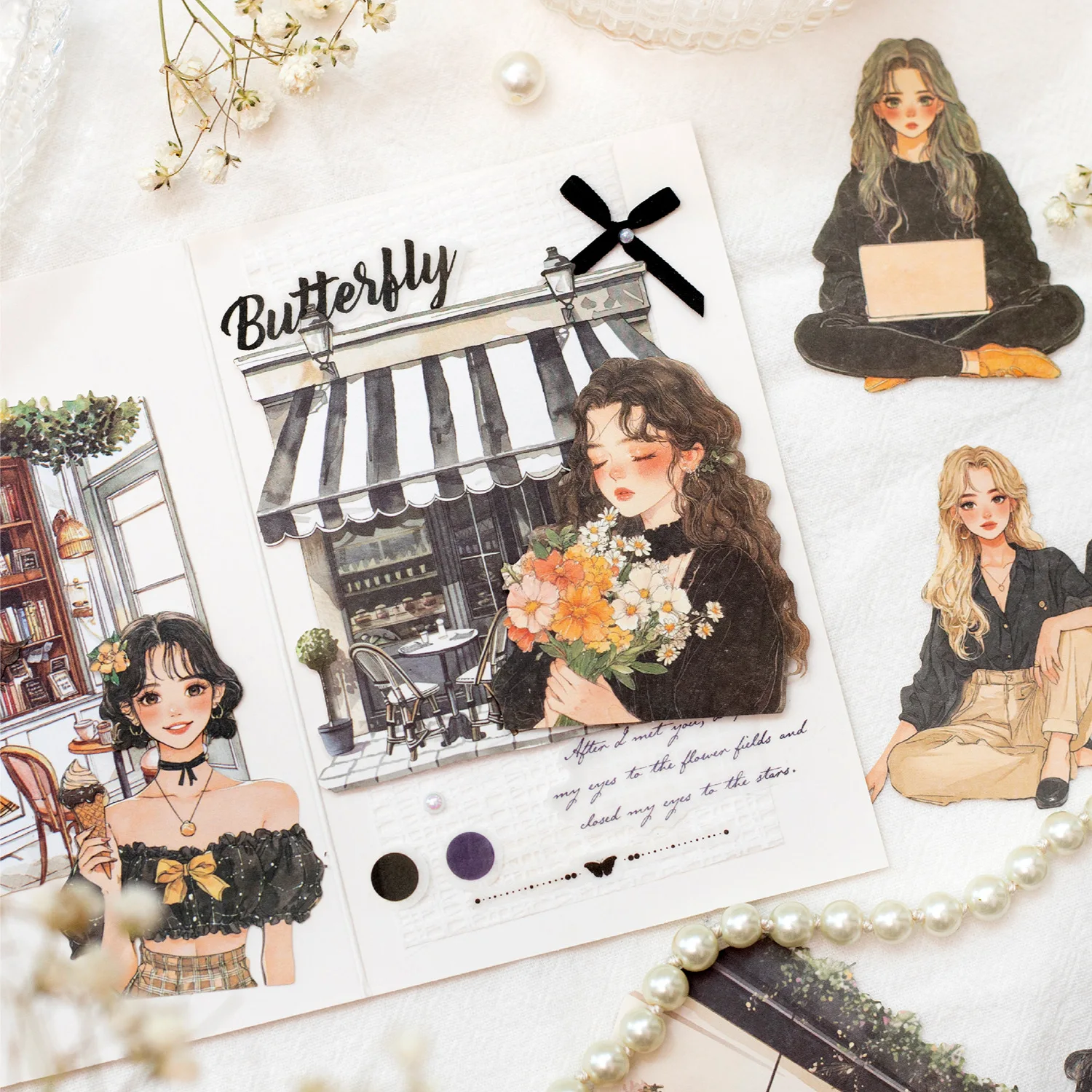 15 pièces/1lot Kawaii Scrapbook autocollants ces jours indésirable Journal or planificateur papeterie autocollant planificateur décoratif