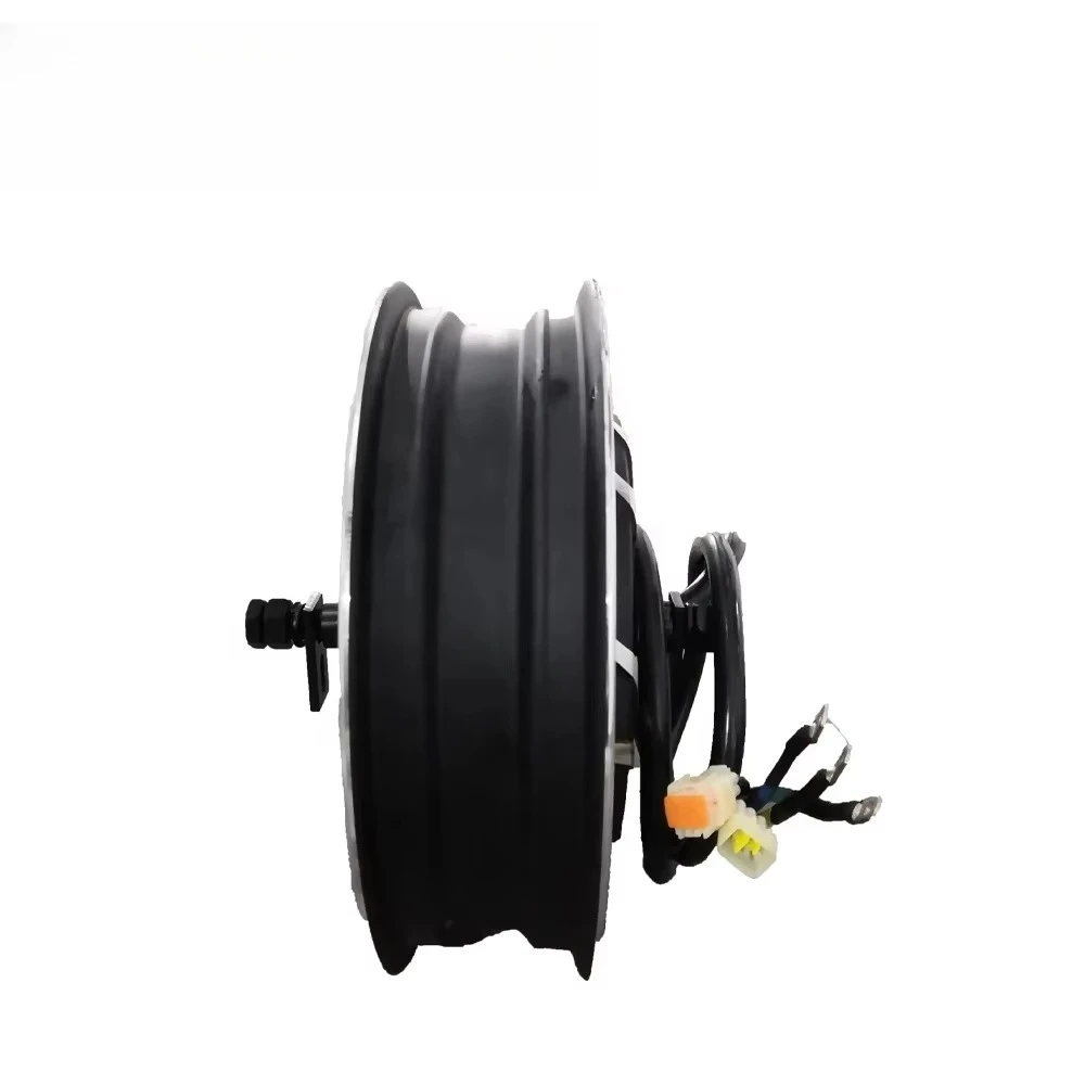 Motor 14*3.5inch 5000W 260 V4 Hot Sale 48v 72v Dual Shaft Hub Motor BLDC In-Wheel Electric Scooter E-Motorcycle Brushless
