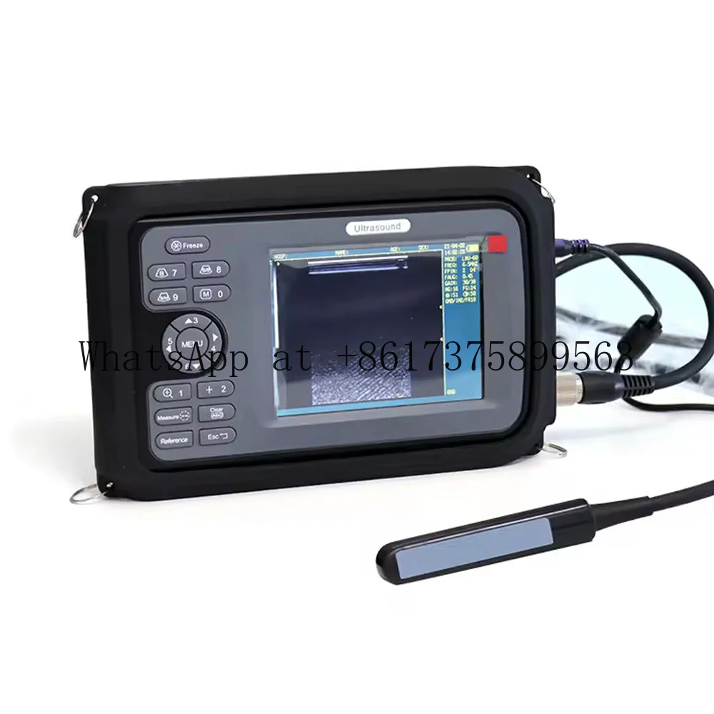 Portable Ultr asound Machine Animal Soundscape Pregn ancy Test USG Goat Sheep Rectal Probe Veterinary Ul trasound