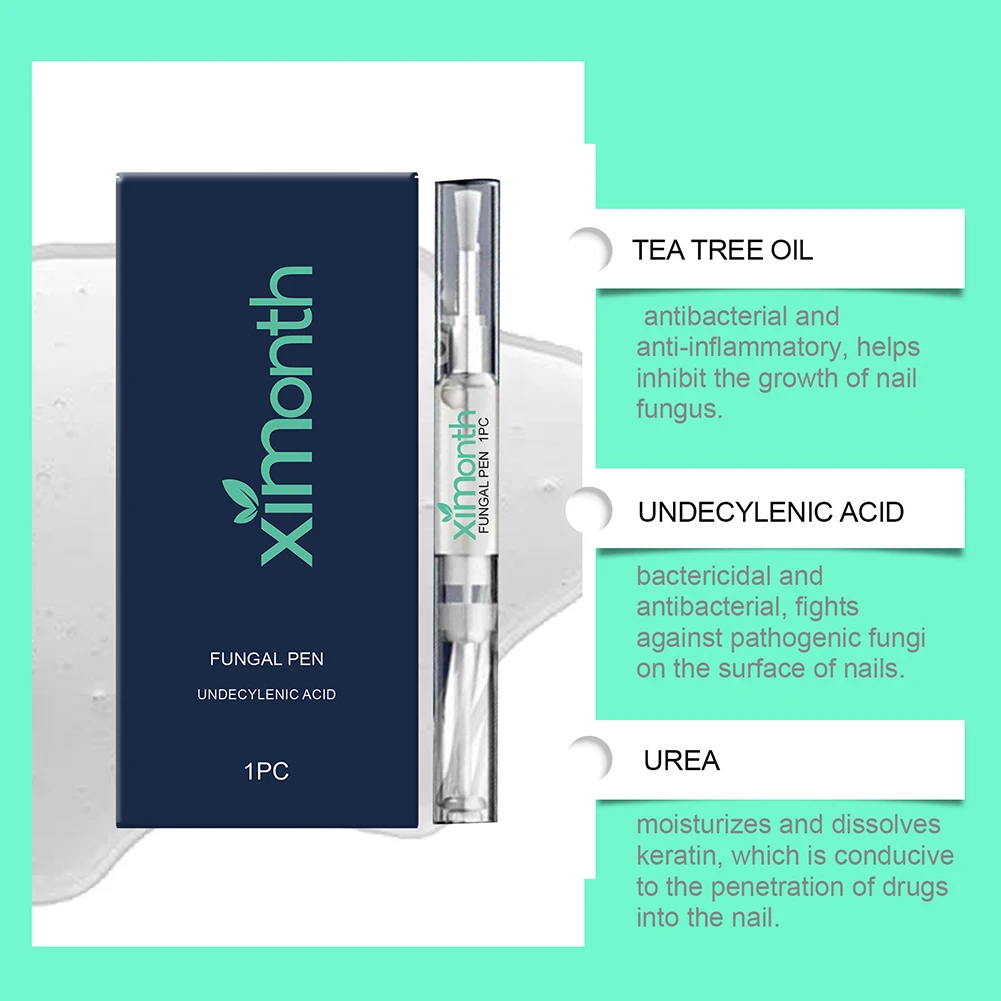 ネイルフンガル修理ペン栄養ダメージトリートメントヘルスソリューションビジルブルシャインストレングスプロモーション毎日のネイルルーチンケア