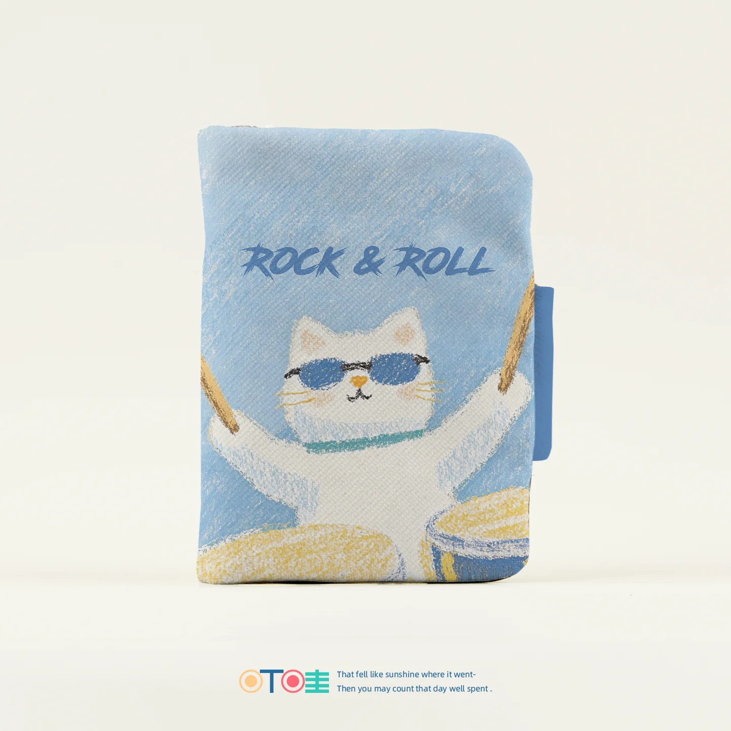 ロックキャット-クリエイティブ-パスポートホルダー-トラベル収納バッグ-ウォレット-カードケース-統合型ドキュメントオーガナイザー-スタイリッシュなポリエステル素材