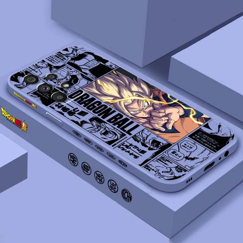 

Dragon Ball Art Comics Phone Case For Samsung Note 20 A17 A07 A36 A56 A73 A72 A71 A55 A54 A53 A52 A51 Liquid Left Rope