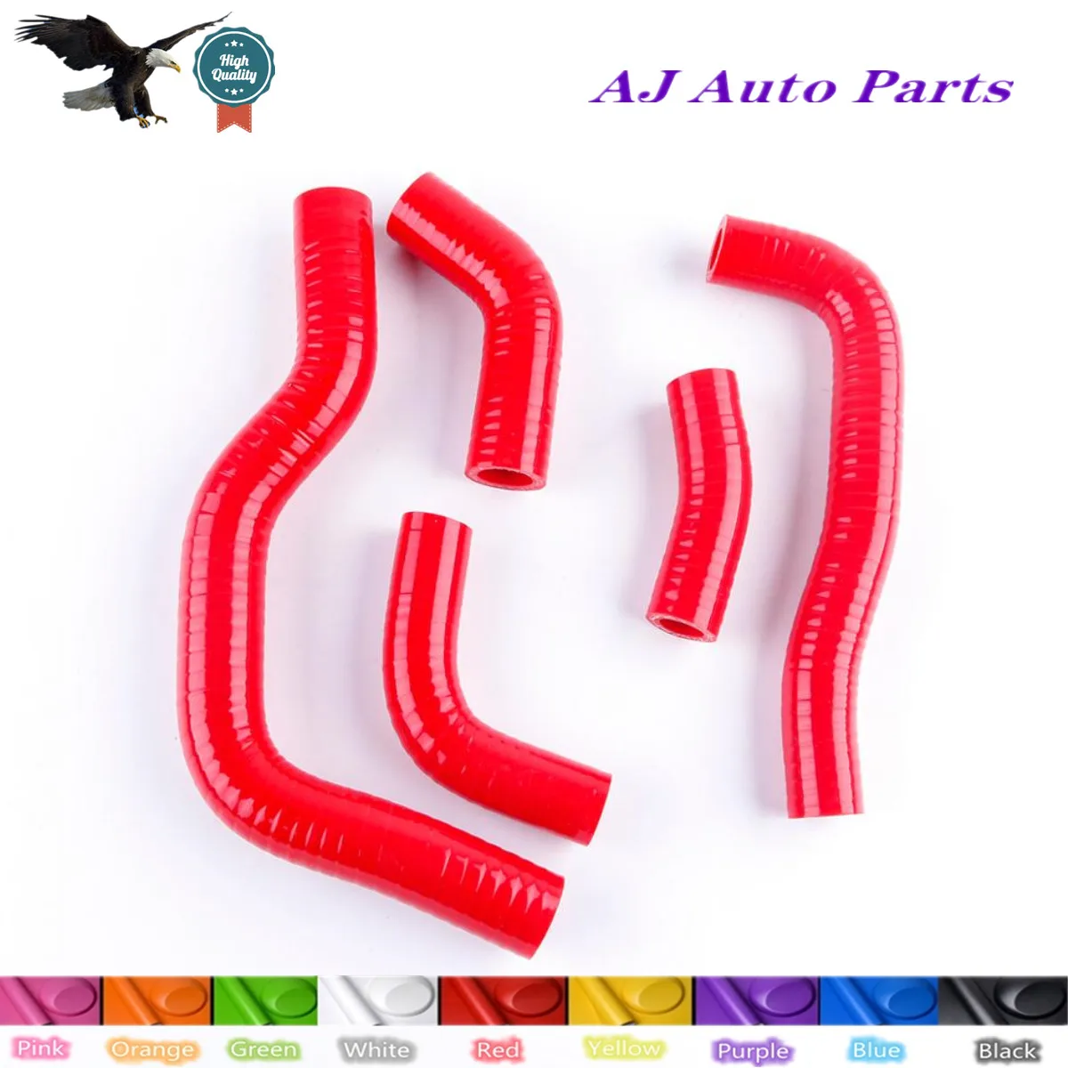 

FOR HONDA CRF450R CRF 450 R 2005 2006 2007 2008 HIGH PERFORMANCE SILICONE COOLANT RADIATOR HOSES （3 -PLY Hose ）