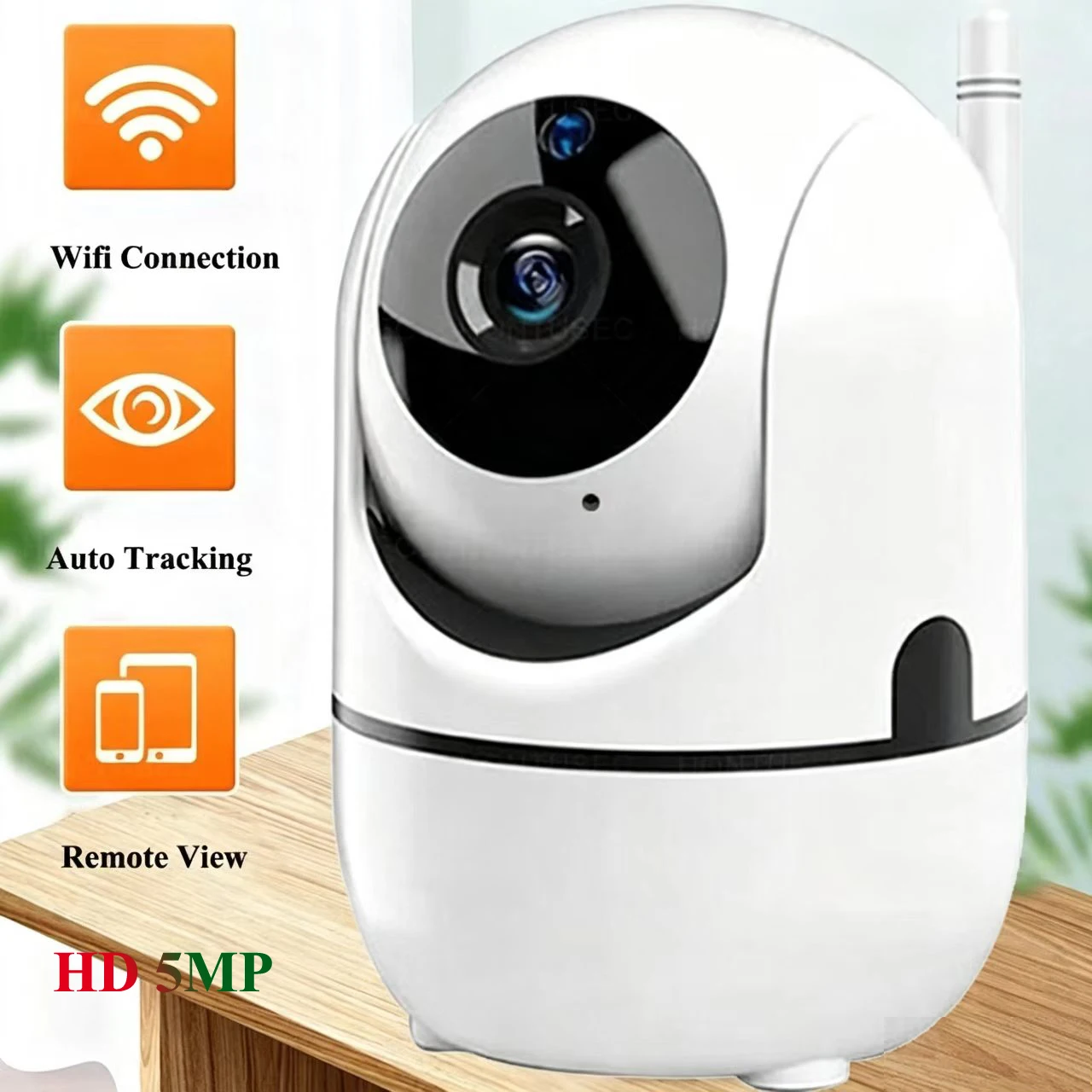 ICSEE APP 5MP PTZ Camera Smart Home Surveillance Cameras IR Night Vision Security Camera Two Way Audio Auto Tracking Wifi Camera