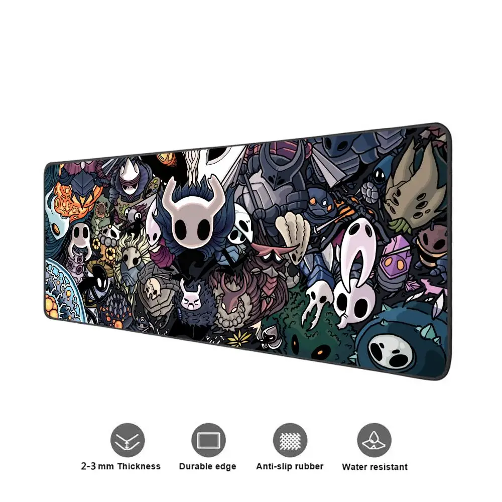 Hollow Knight Mouse Pad Mouse Pad Extended Gaming Keyboard Mat Besar 90X40Cm XXL Gamer Mousepad