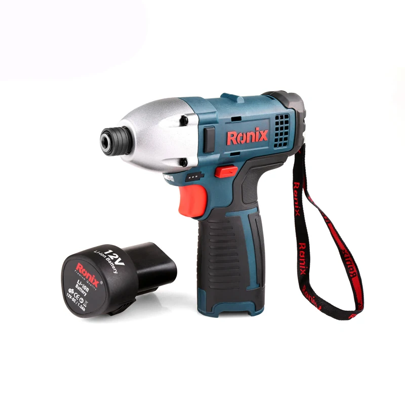 Ronix 86 Series Cordless Power Tool Set Impact Driver Chain Saw Cordless Blower Spray Gun 12v Impact Driver Kit