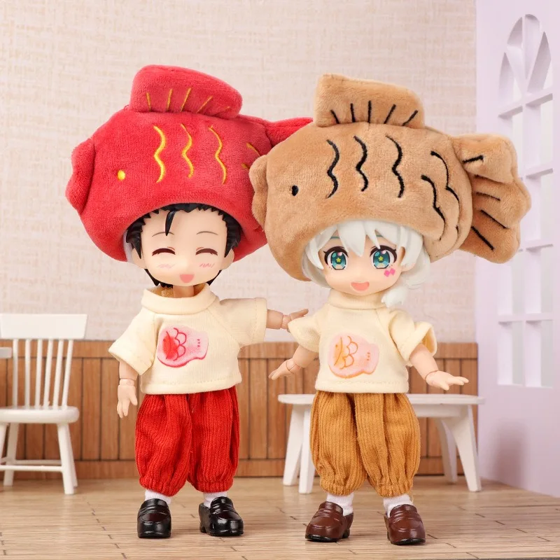 OB11 baby clothes snapper roast set 1/12 BJD doll clothes doll accessories