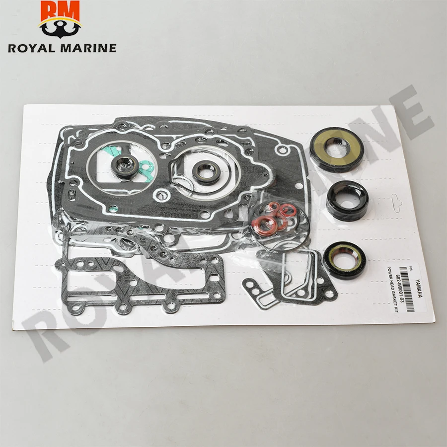 

682-W0001-03 Комплект прокладок 682-W0001 для подвесного мотора Yamaha 2T 15HP 15C Детали старого двигателя лодки