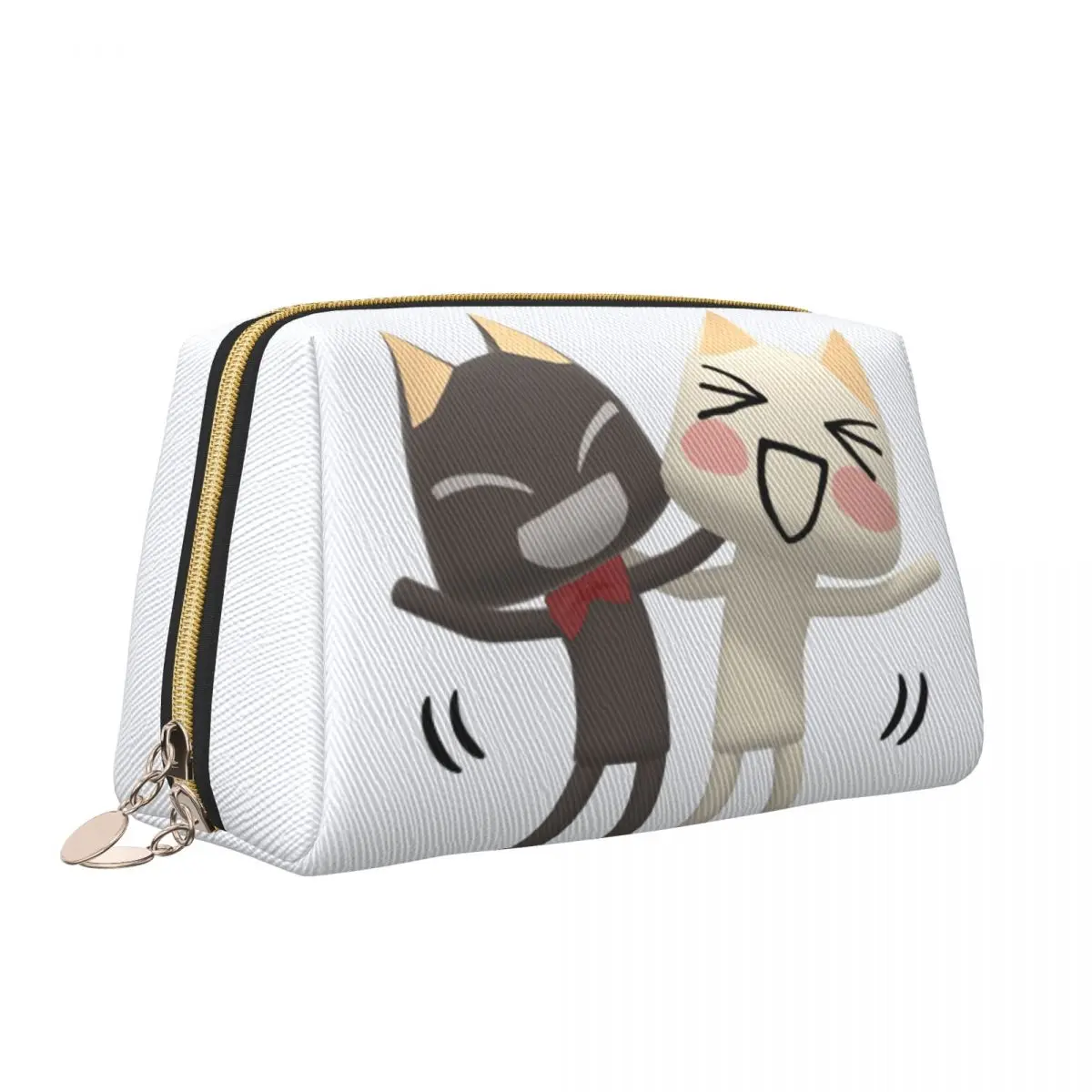 Custom Toro Inoue Cat Toiletry Bag for Women Cartoon Animation Cosmetic Makeup Organizer Lady Beauty Storage Dopp Kit Case